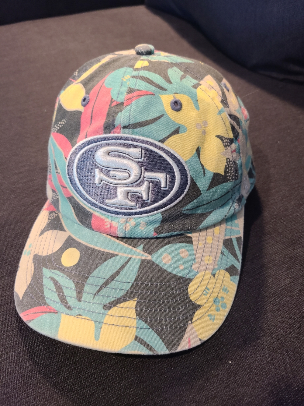 San Francisco 49ers Women's '47 Plumeria Clean Up Green Flowered Adjustable Hat